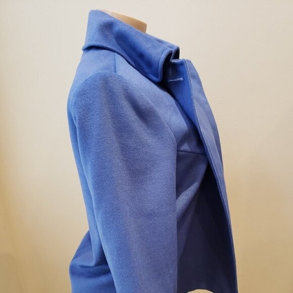 HARVEST BENARD Dressy Blue Pea Coat - Picture 5 of 7